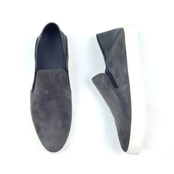 Vince Women's Garvey Suede Leather Slip-On Sneaker - Picture 5 of 7